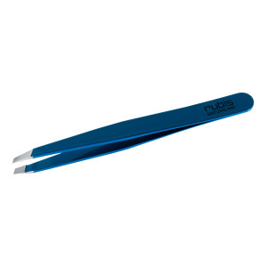 Rubis slant blue tweezers