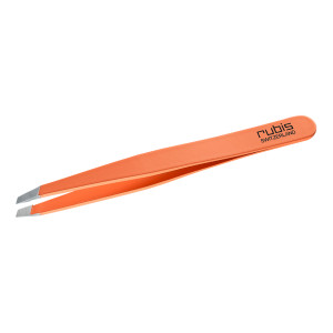 Rubis slant orange tweezers