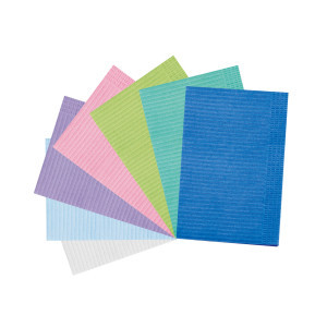 Coloured Polythene disposable towels