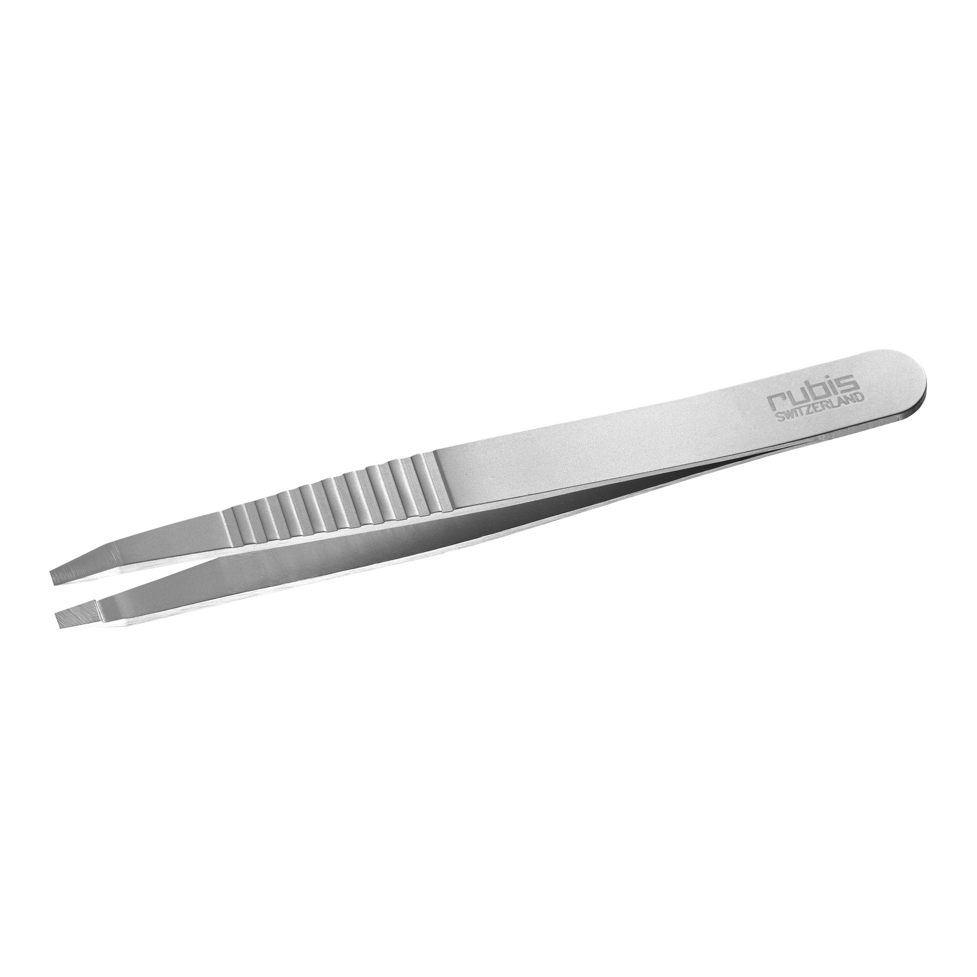Rubis Pro-Grip Stainless Steel Tweezers with Straight Tip
