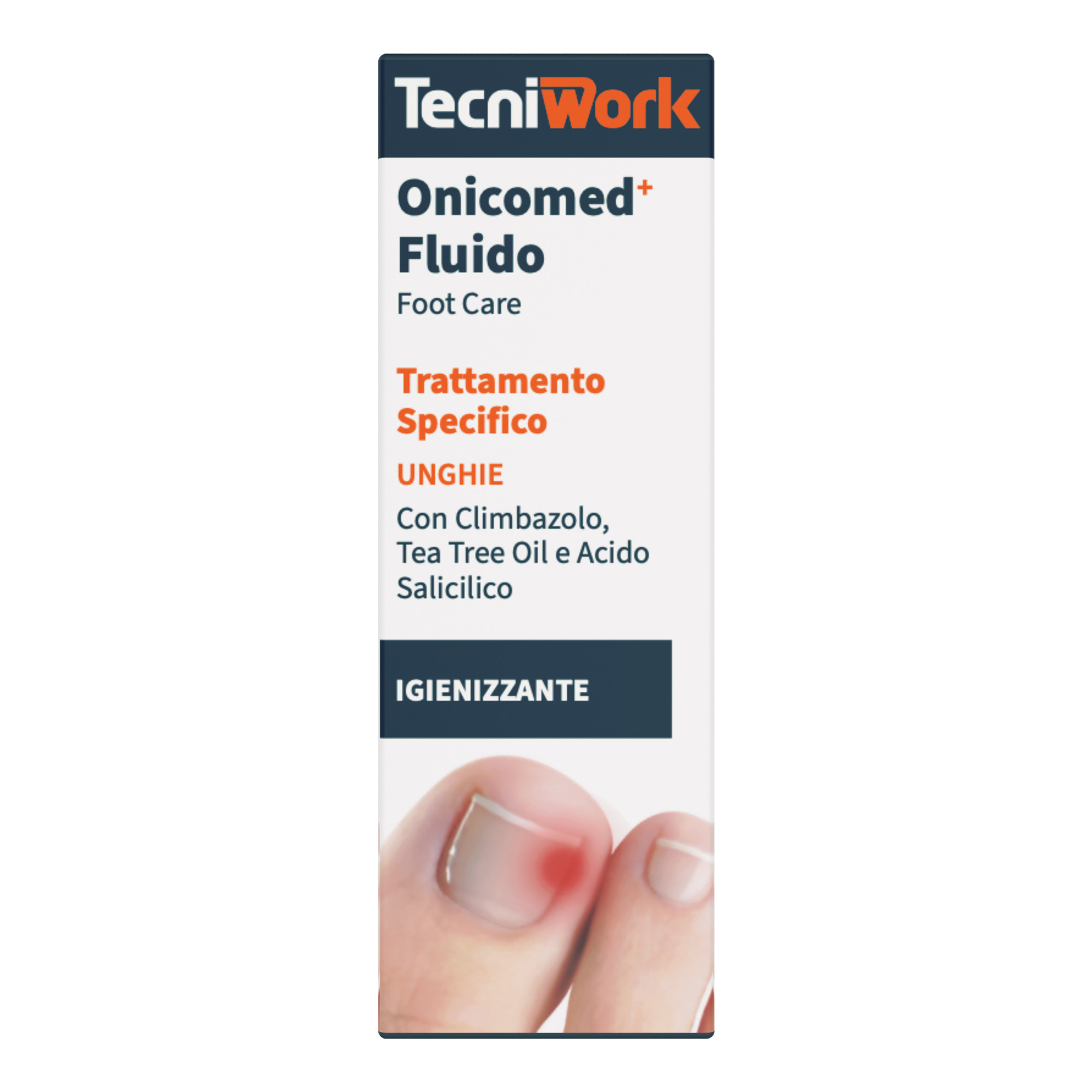 Display Onicomed toe nail sanitizing fluid 6 pcs