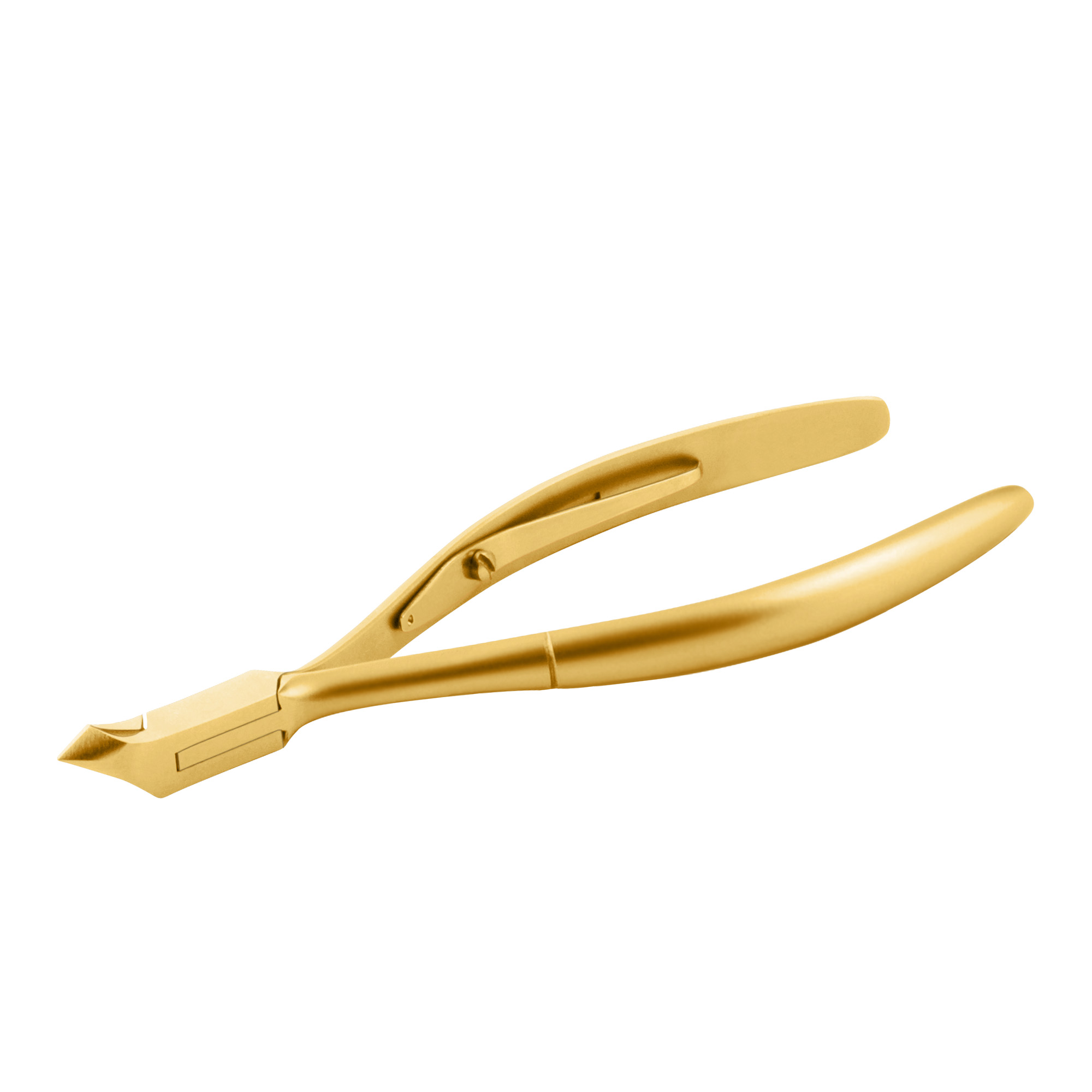 Professional gold cuticle nippers jaw 5 mm