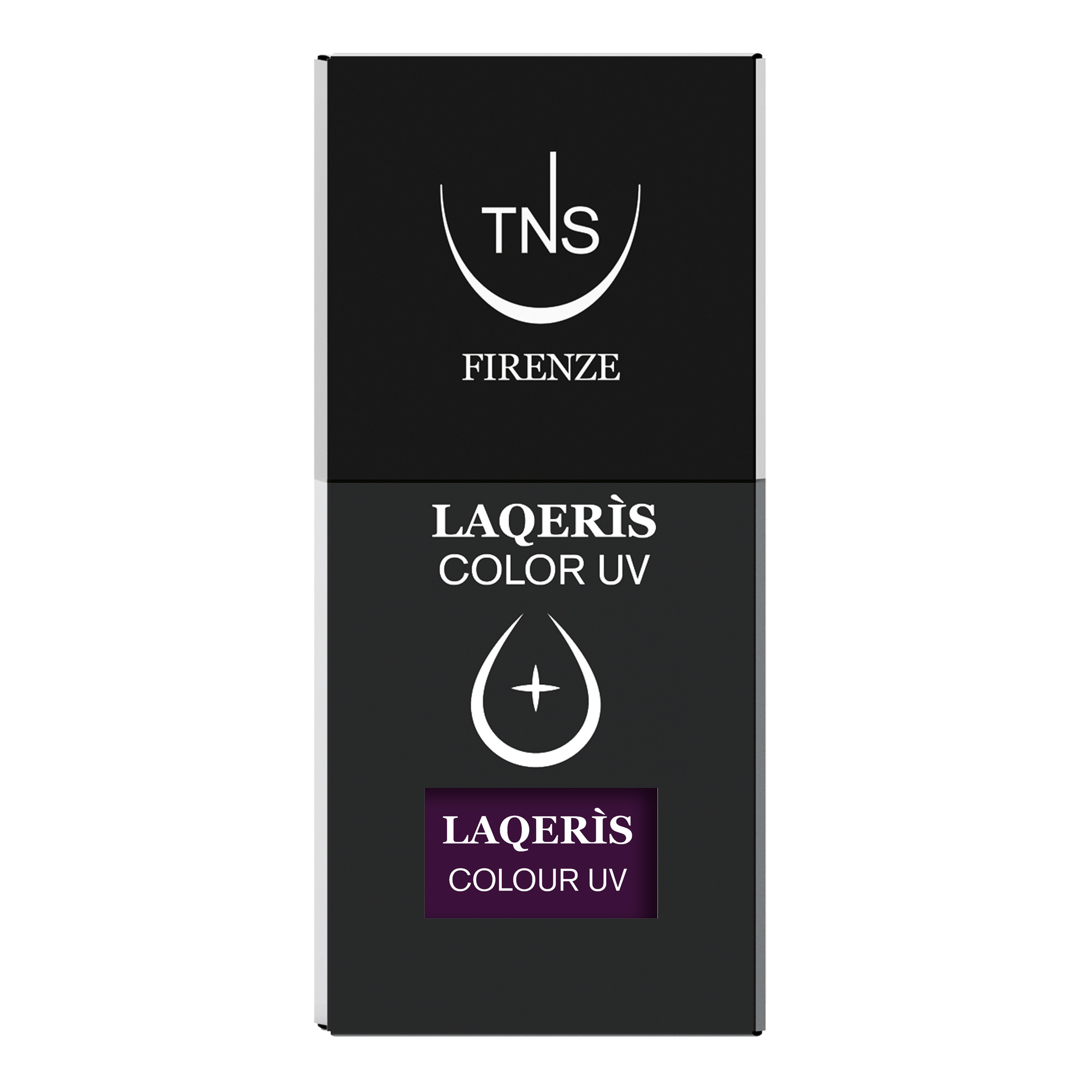 Semi-permanent nail polish dark purple Vintage Blossom 10 ml Laqerìs TNS