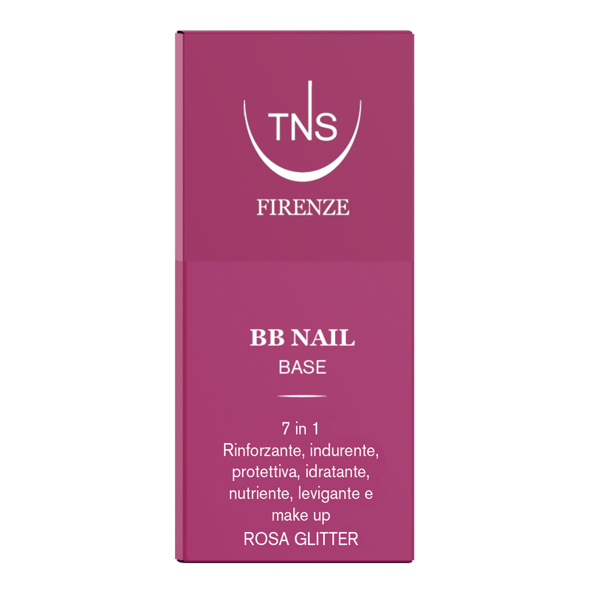 Base per unghie 7 in 1 BB Nail Rosa glitter TNS 10 ml