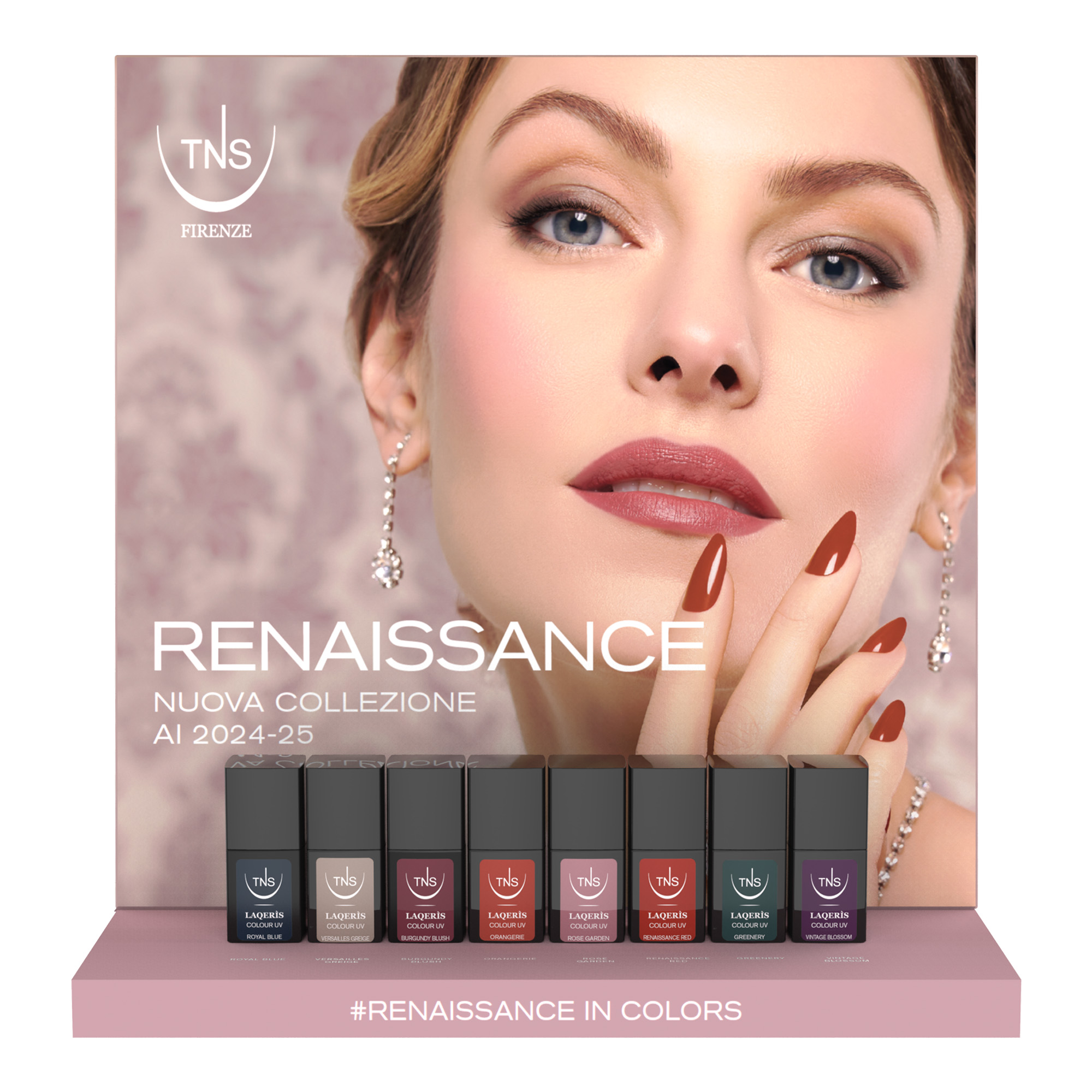 Limited Edition Renaissance Collection Automne/Hiver 2024-25 Laqerìs semi-permanent TNS 8 pcs