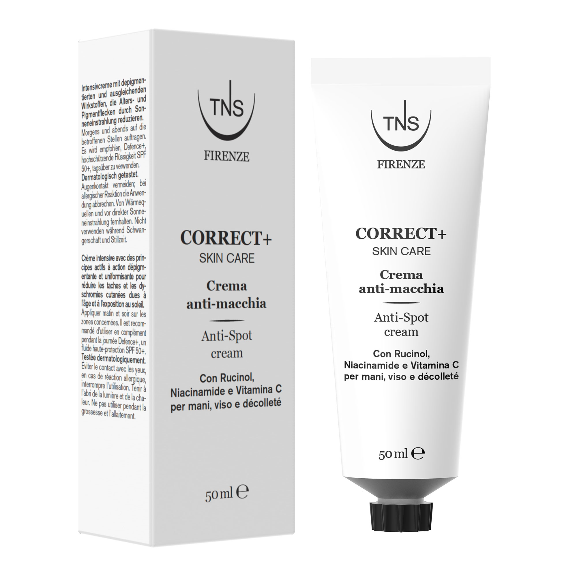 Correct+ TNS Hand- und Gesichtscreme gegen Flecken 50 ml