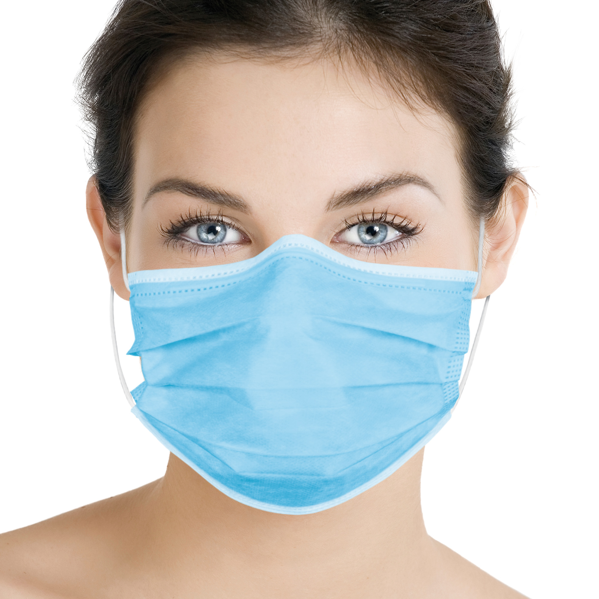 3-layer TNT disposable surgical mask light blue 10 pcs.