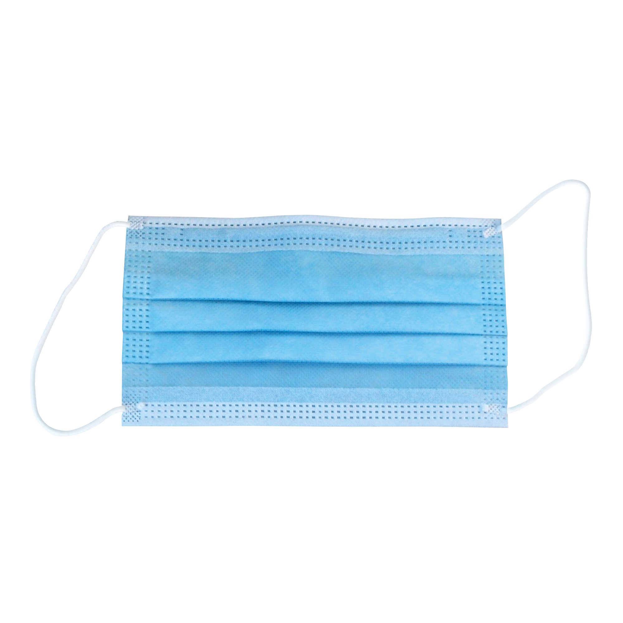 Masque chirurgical jetable TNT 3 couches bleu clair 10 pcs.