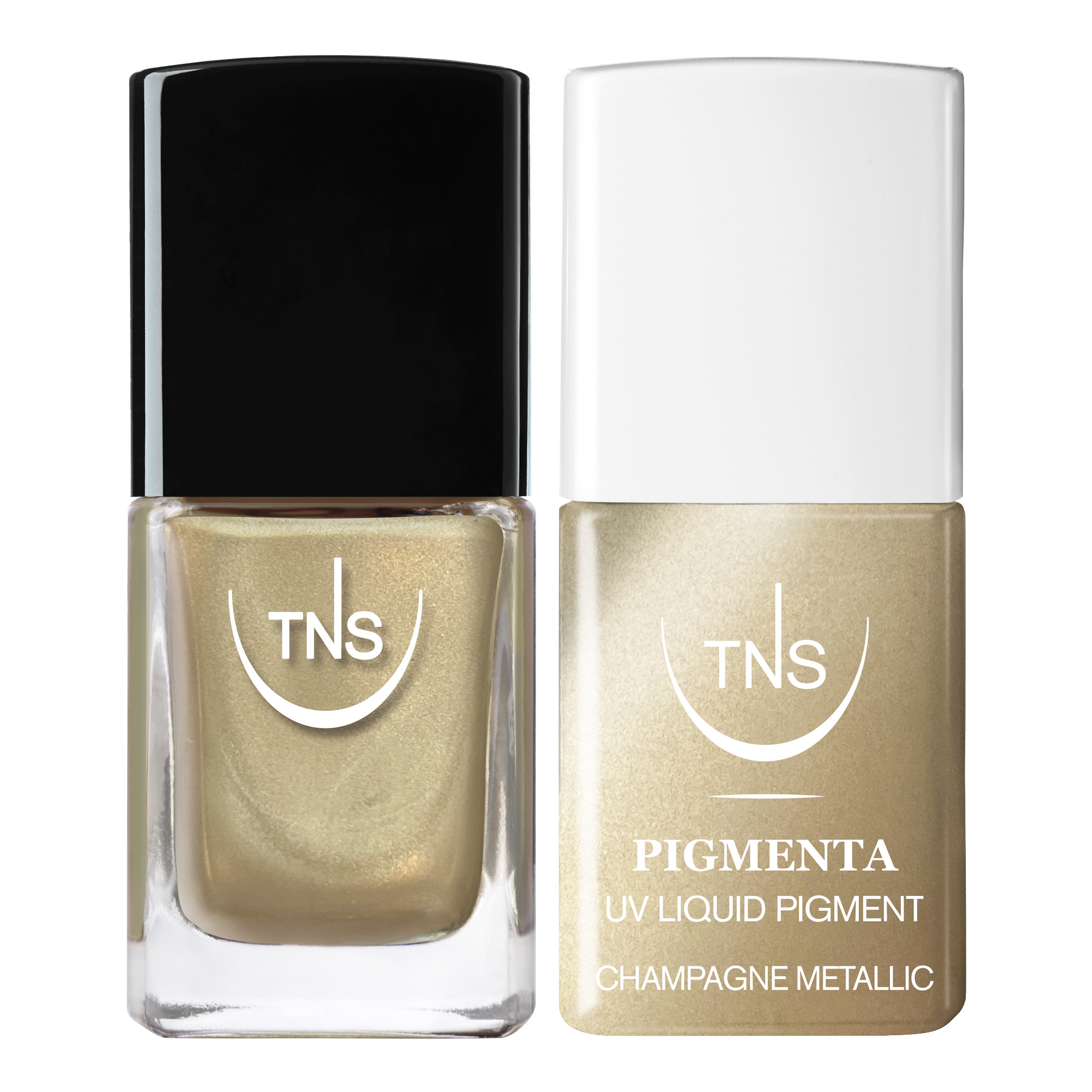 TNS Metal Effect Kit Pigmenta und Metallic-Nagellacke