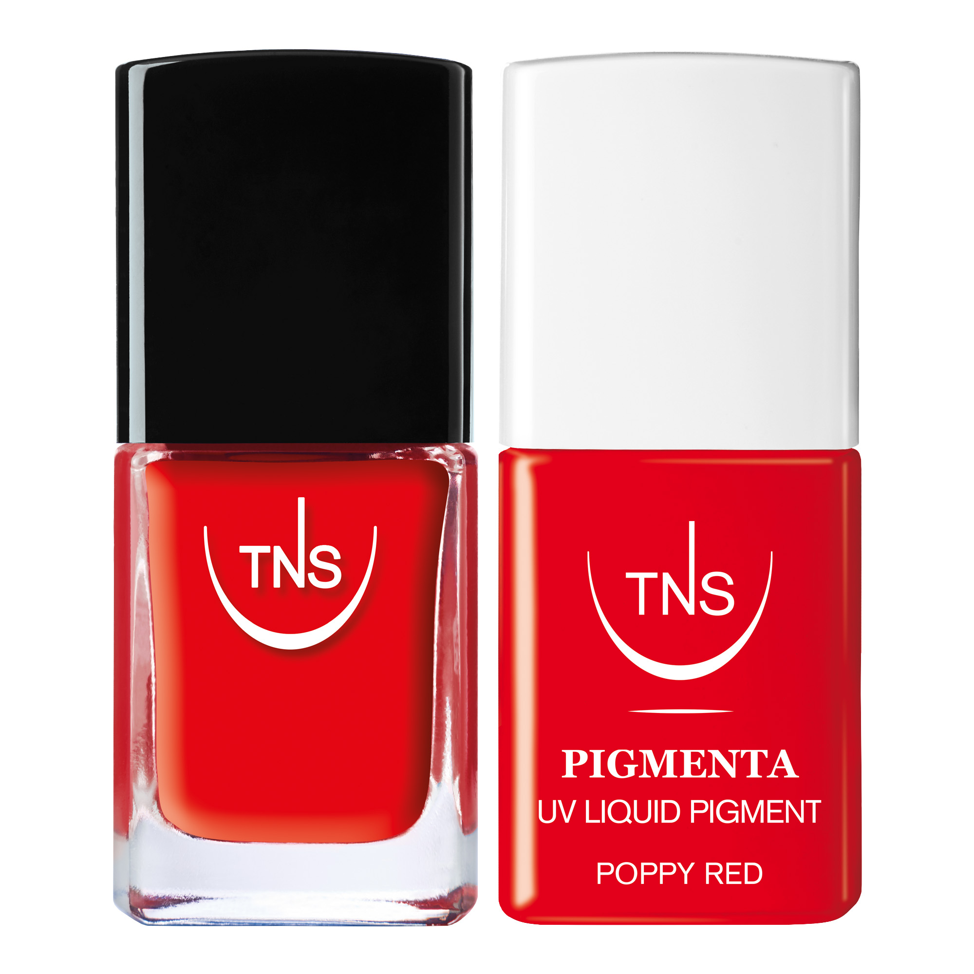 Glam Duo Red TNS Pigment and Nail Polish Kit