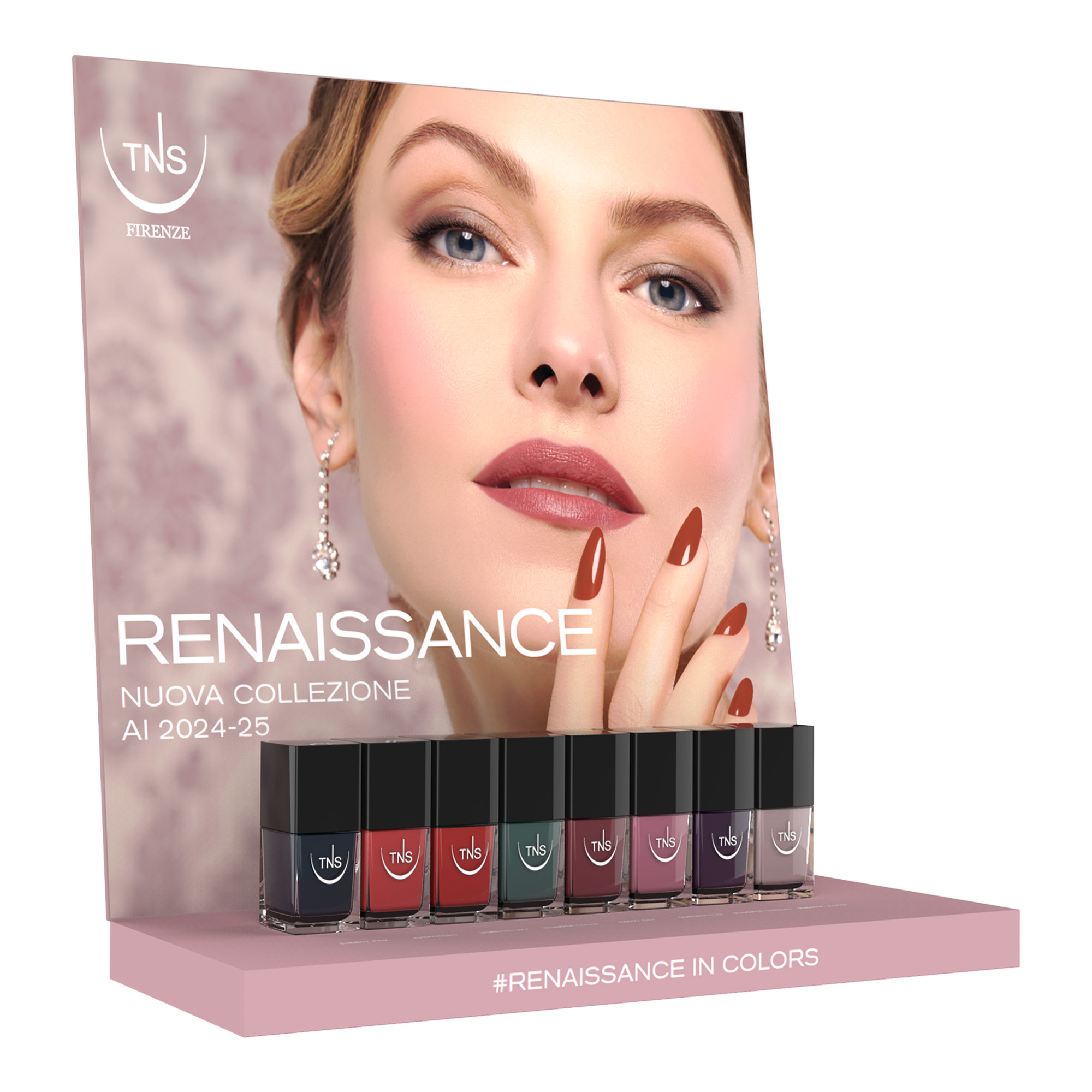 Limited Edition Renaissance Collection A/W 2024-25 Nail Polishes, Pigmenta, Bases and Tops, manicure and pedicure products and TNS UV Led Lamp