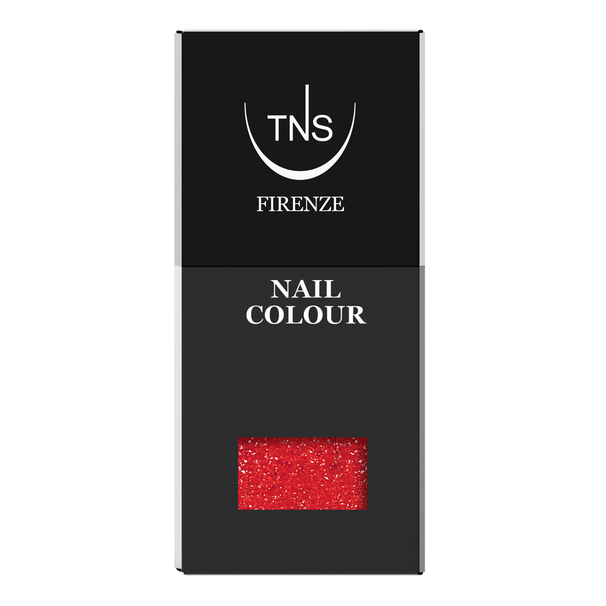 Nail Polish Red Glitz glitter red 10 ml TNS