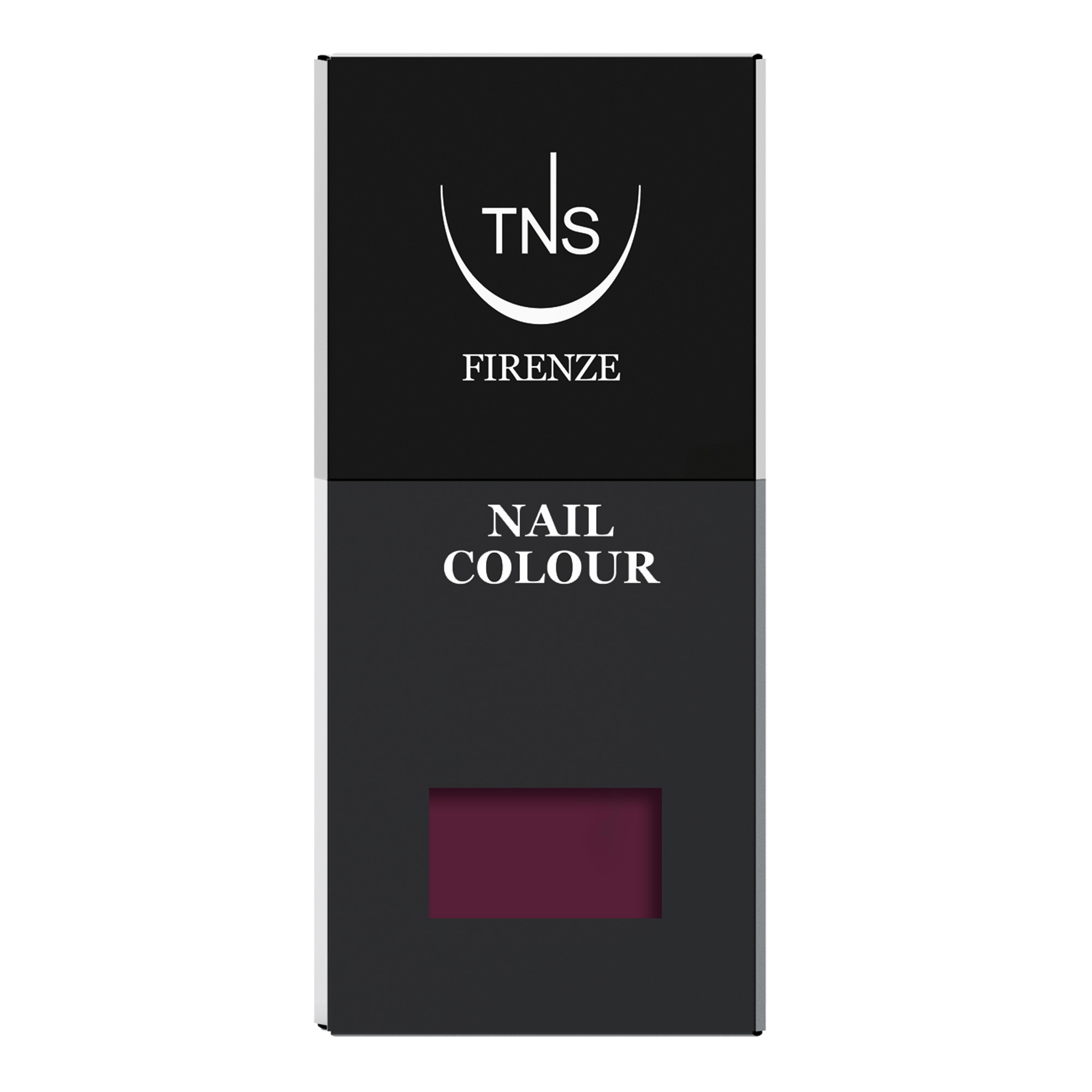 Vernis à ongles professionnel Black Dahlia bordeaux 10 ml TNS