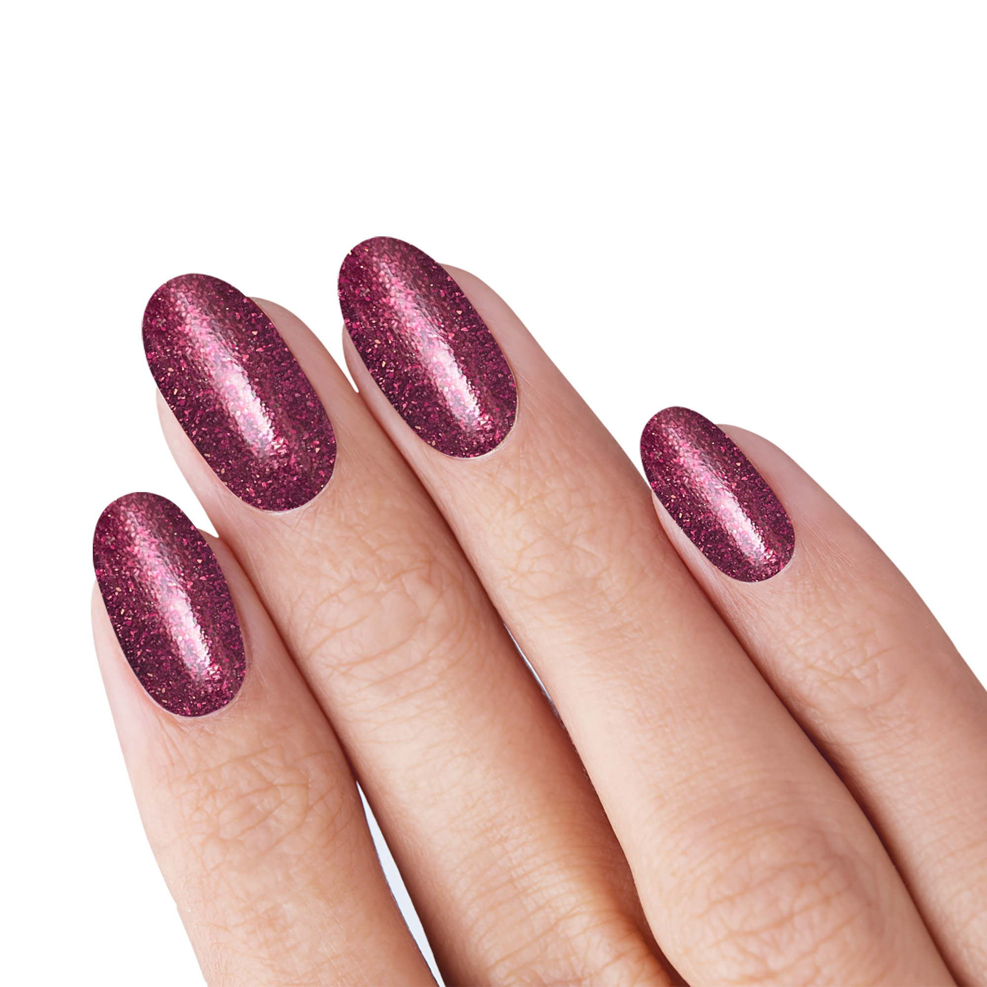 Smalto Plum Sparkle bordeaux glitter 10 ml TNS