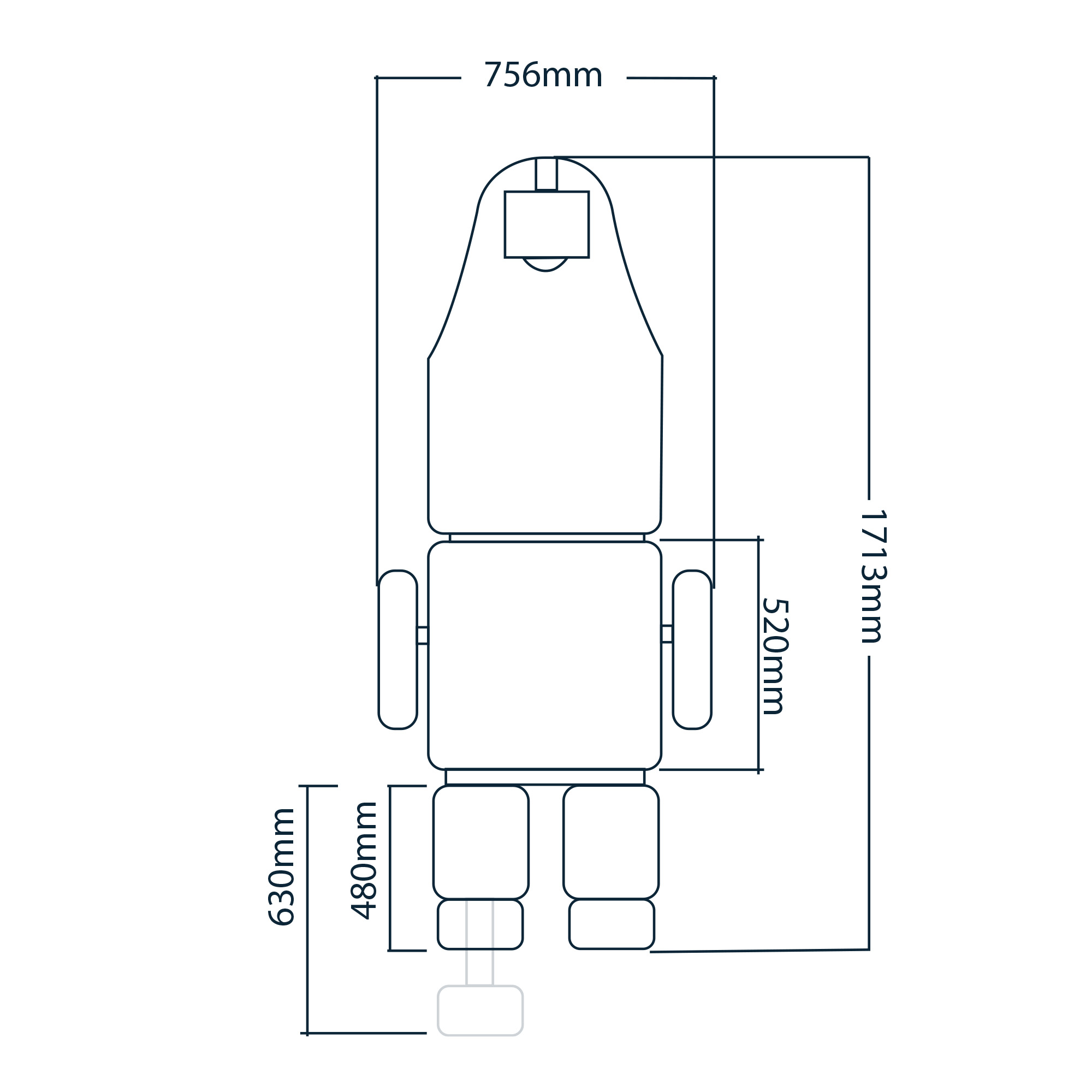 Infinity Motion fauteuil avec 1 moteur