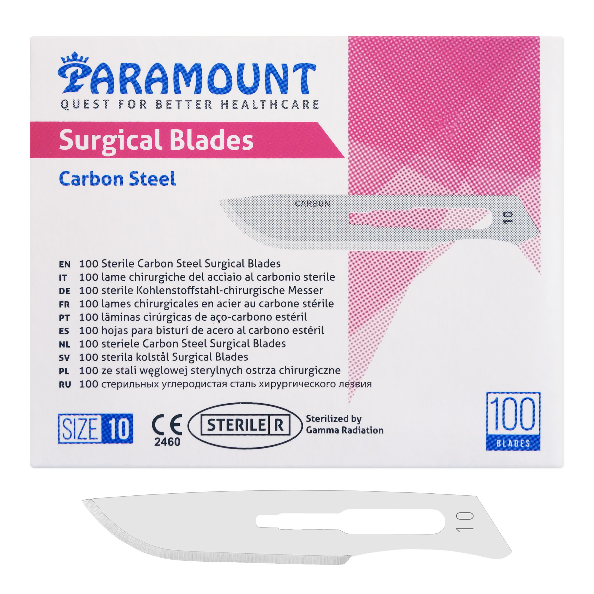 Paramount sterile single-use professional scalpel blades