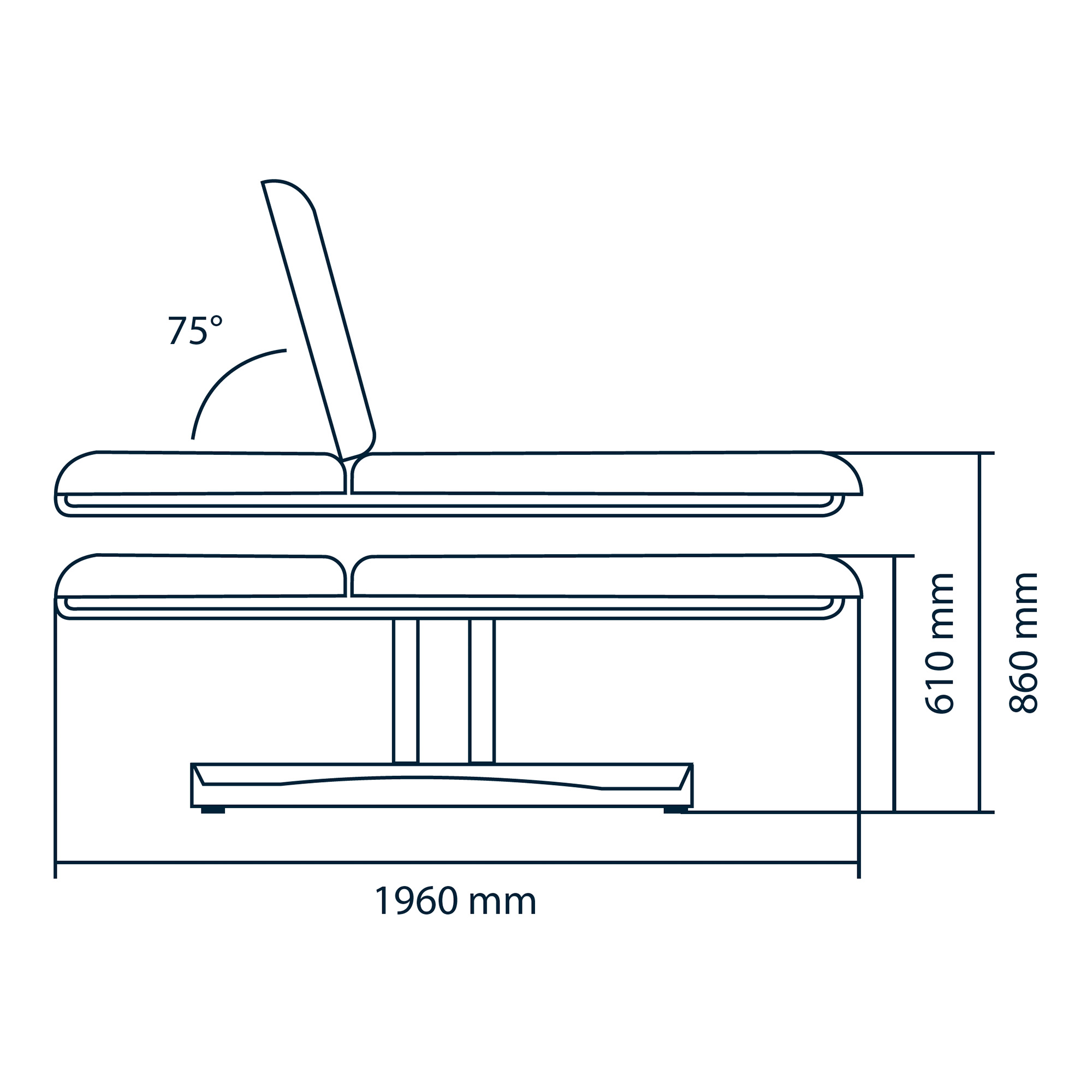 Dream professional electric couch with face hole