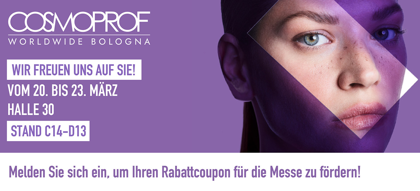 Wir freuen auf Sie in Cosmoprof!