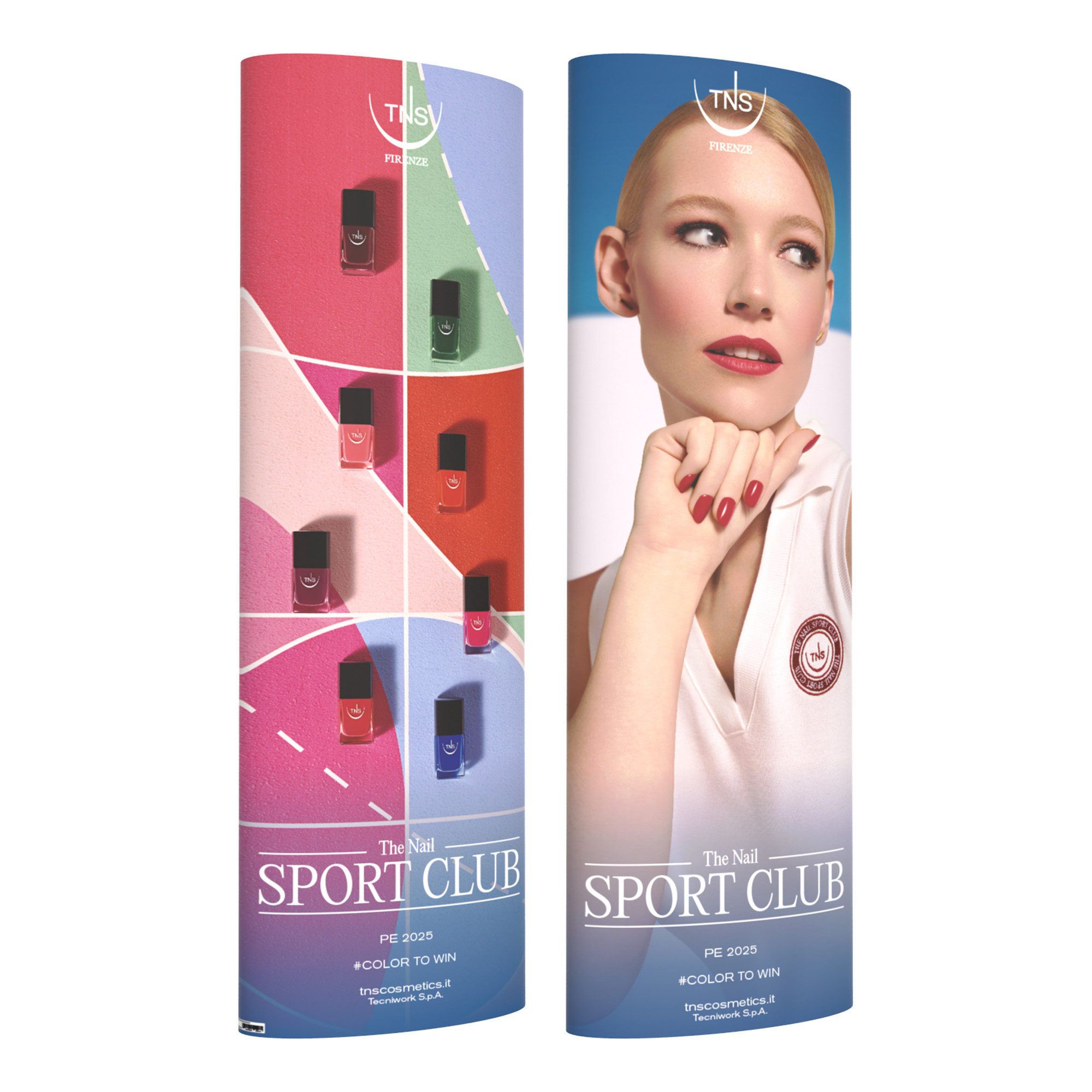 The Nail Sport Club Collection Spring Summer 2025 Laqerìs semipermanent and TNS Nail Polishes 16 pcs.