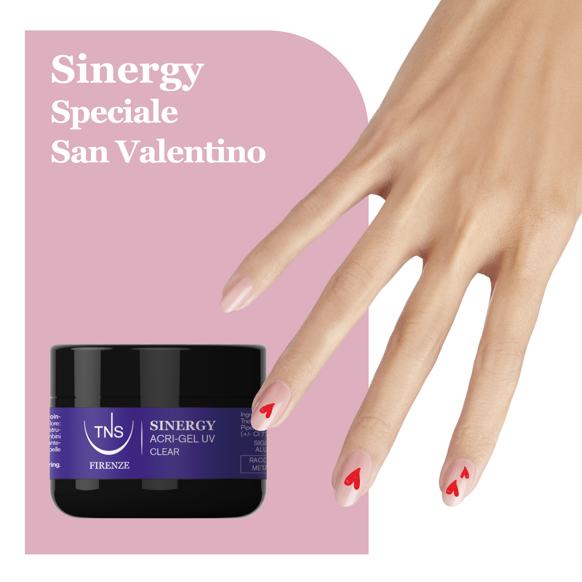 Formazione on line Tecniwork: Dimostrazione in Diretta speciale  San Valentino Nail Art con Sinergy