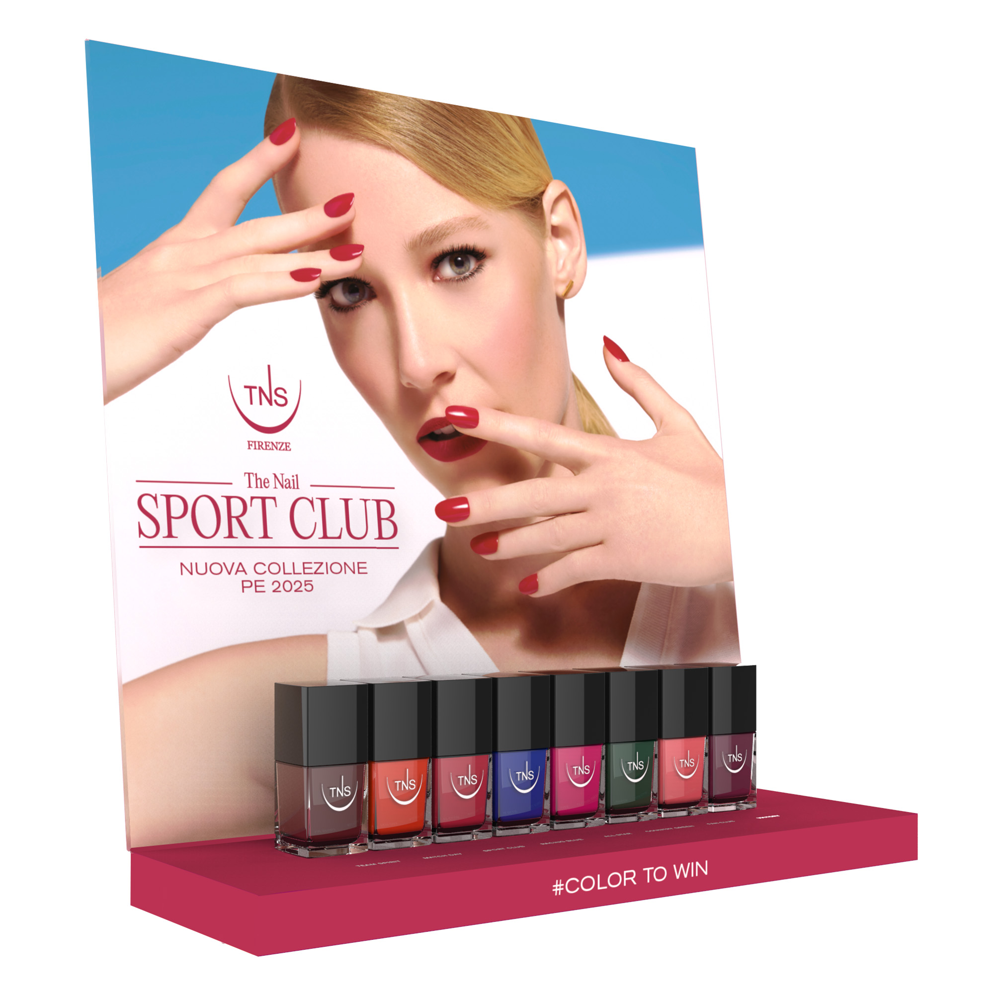 The Nail Sport Club S/S 2025 Collection Semi-permanent nail polishes, Pigmenta, nail colours and TNS UV LED lamp